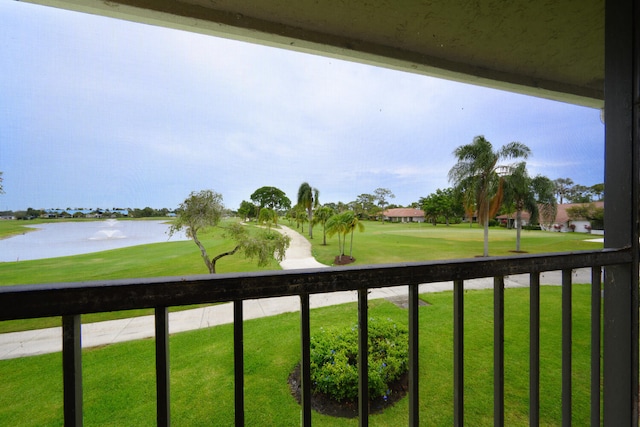 13403 Touchstone Pl Unit A-202, Palm Beach Gardens, FL 33418 - water view featuring a golf course