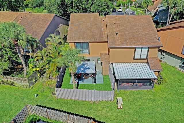 drone / aerial view