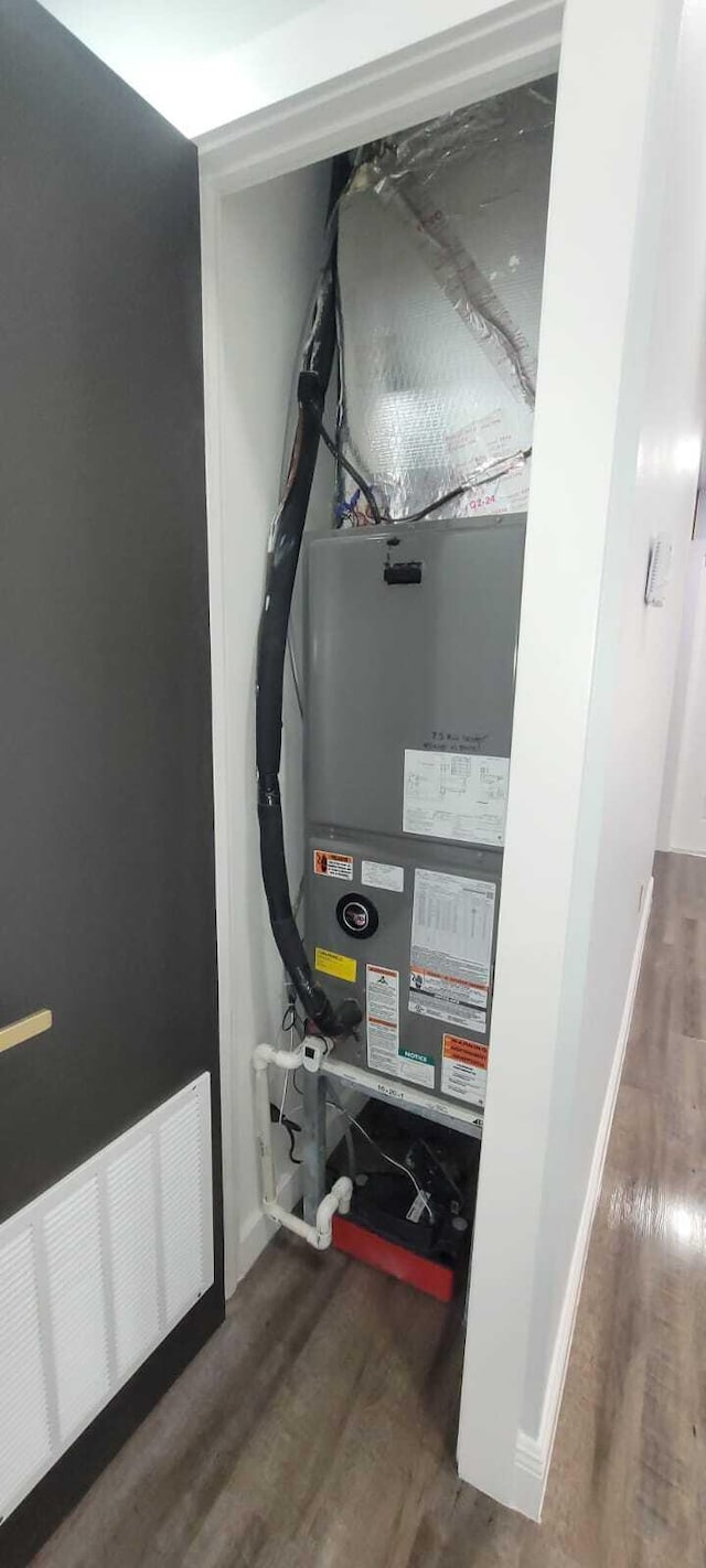 utility room with visible vents