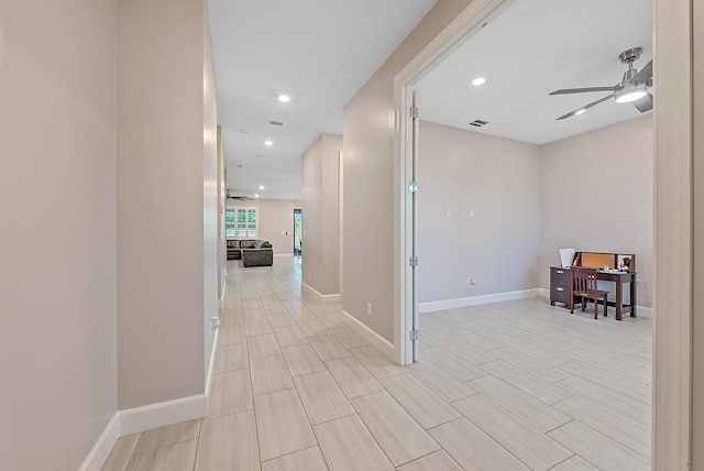 656 SE Villandry Way, Port Saint Lucie, FL 34984 - corridor with recessed lighting and baseboards
