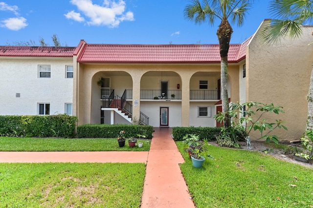 view of property with stairs