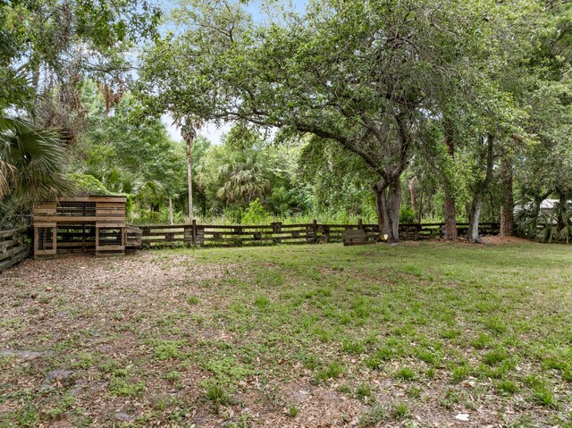 view of yard