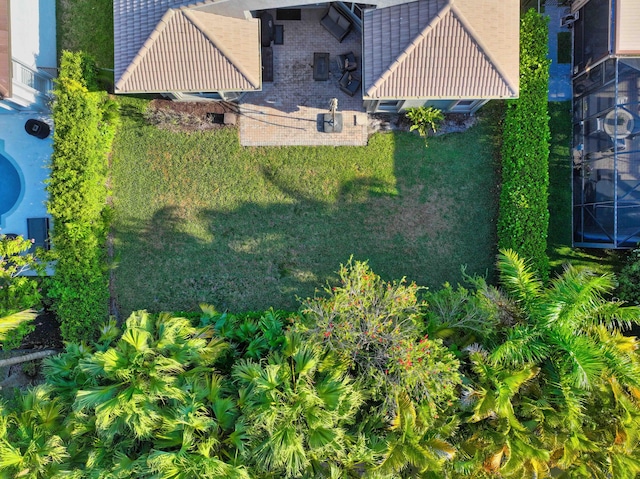view from above of property