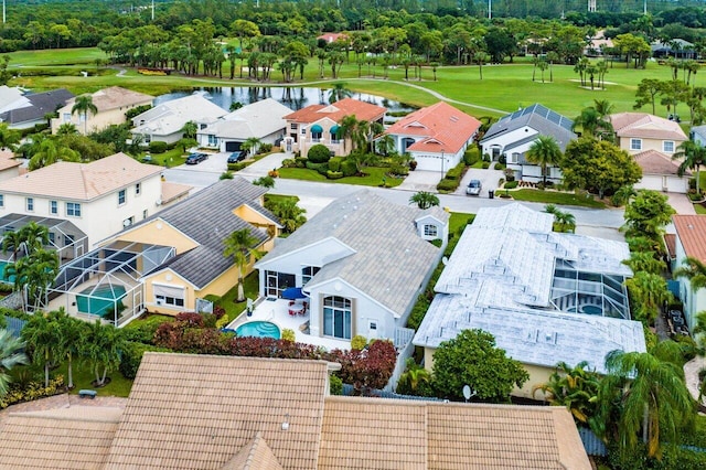 birds eye view of property featuring a residential view