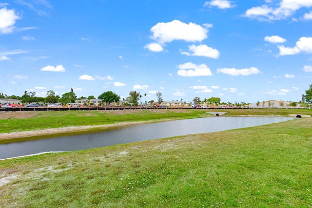 property view of water
