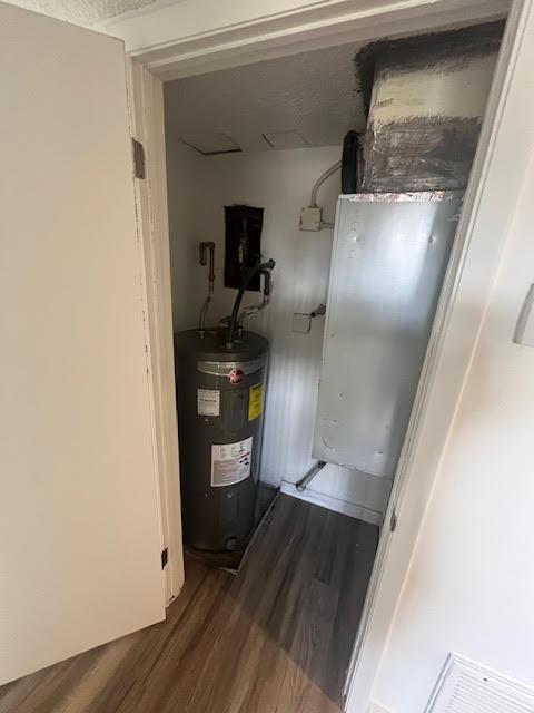 utilities featuring electric water heater