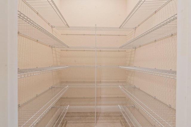 view of pantry