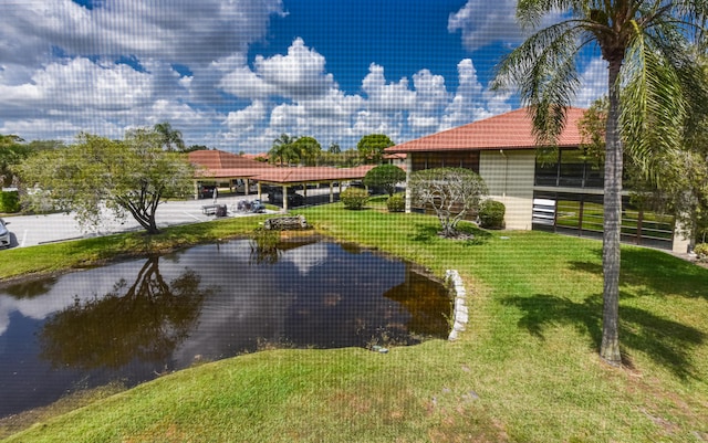 property view of water