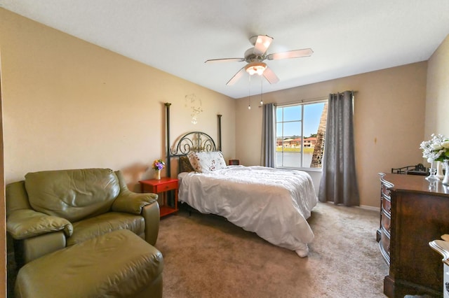 4240 San Marino Blvd Unit 108, West Palm Beach, FL 33409 - bedroom featuring carpet and a ceiling fan