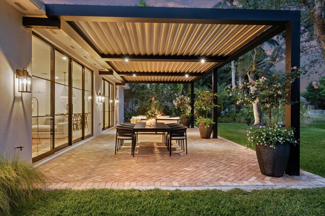 view of patio / terrace with outdoor dining space