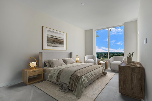 220 SE Mizner Blvd Unit Ph920, Boca Raton, FL 33432 - bedroom featuring a wall of windows