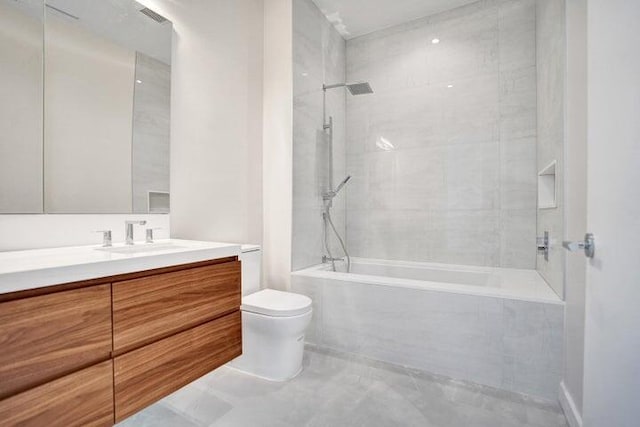 220 SE Mizner Blvd Unit Ph920, Boca Raton, FL 33432 - full bath with toilet, tiled shower / bath, and vanity