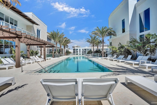 220 SE Mizner Blvd Unit Ph920, Boca Raton, FL 33432 - community pool with a pergola and a patio