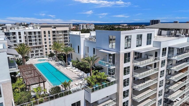 220 SE Mizner Blvd Unit Ph920, Boca Raton, FL 33432 - view of apartment building / complex with a community pool