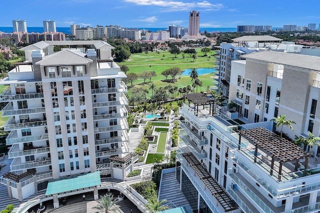 220 SE Mizner Blvd Unit Ph920, Boca Raton, FL 33432 - view of urban area featuring a nearby body of water, a golf course, and apartment complex