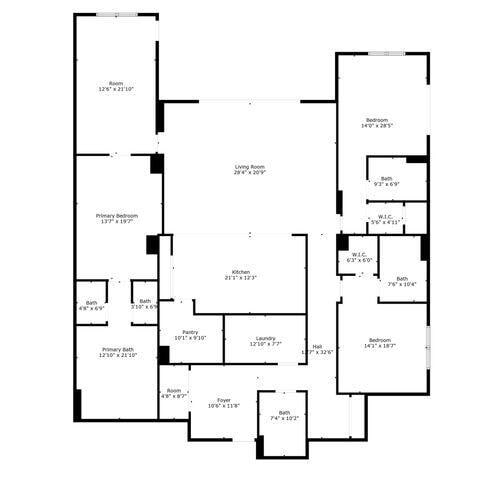 220 SE Mizner Blvd Unit Ph920, Boca Raton, FL 33432 - property floor plan
