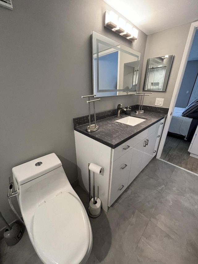 7340 Amberly Ln # 205, Delray Beach, FL 33446 - bathroom with toilet and vanity