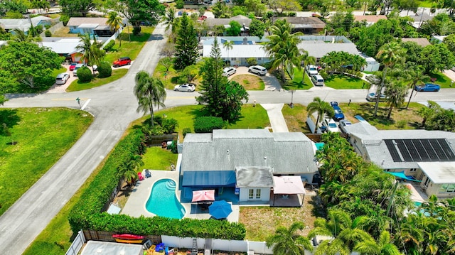 654 Bunting Dr, Delray Beach, FL 33444 - birds eye view of property featuring a residential view