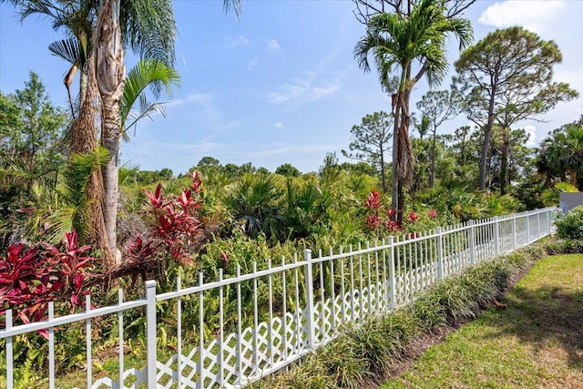 4922 SE Heartleaf Ter, Hobe Sound, FL 33455 - view of yard featuring fence