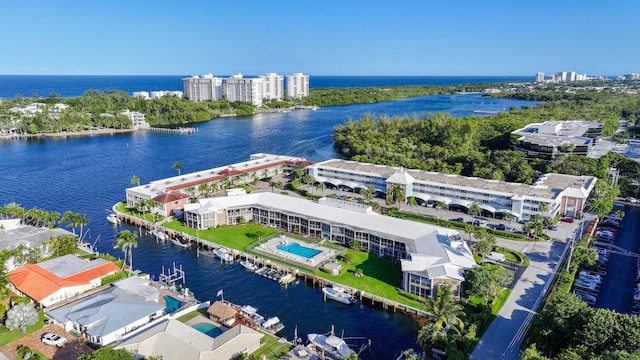 701 NE Harbour Ter Unit 103, Boca Raton, FL 33431 - drone / aerial view of a nearby body of water