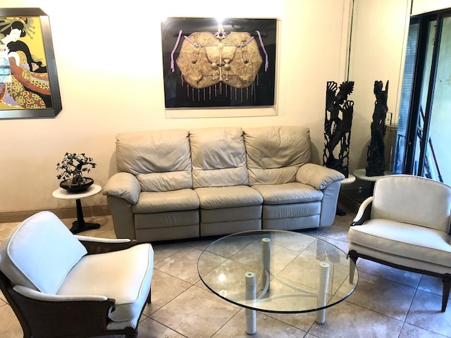 500 Piedmont K K, Delray Beach, FL 33484 - living room with tile patterned floors