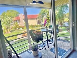 3551 Inverrary Dr Unit 203, Lauderhill, FL 33319 - entryway with a ceiling fan