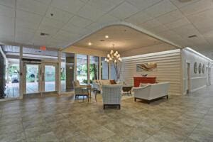 10137 Mangrove Dr Unit 203, Boynton Beach, FL 33437 - common area featuring a drop ceiling