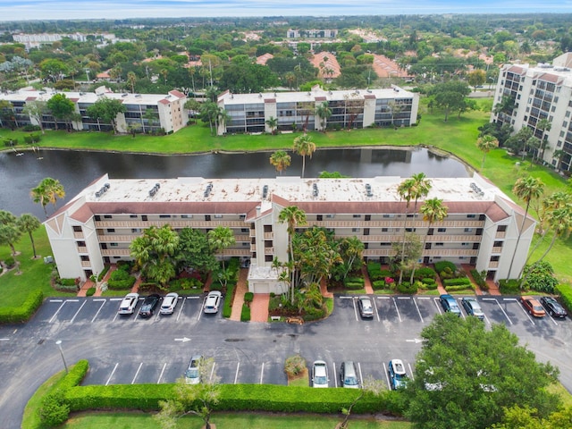 14360 Strathmore Ln Unit 404, Delray Beach, FL 33446 - aerial view featuring a water view
