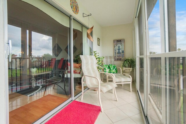 14360 Strathmore Ln Unit 404, Delray Beach, FL 33446 - sunroom / solarium featuring a healthy amount of sunlight and tile patterned floors