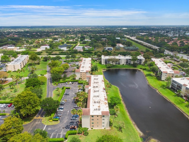 14360 Strathmore Ln Unit 404, Delray Beach, FL 33446 - drone / aerial view with a water view