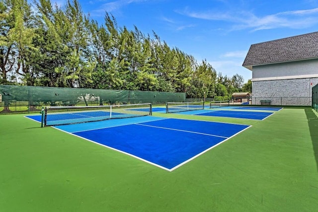 14360 Strathmore Ln Unit 404, Delray Beach, FL 33446 - view of tennis court with fence