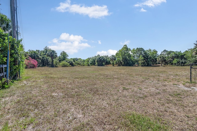2924 Deer Run Trl, Loxahatchee, FL 33470 - view of green lawn with a rural view