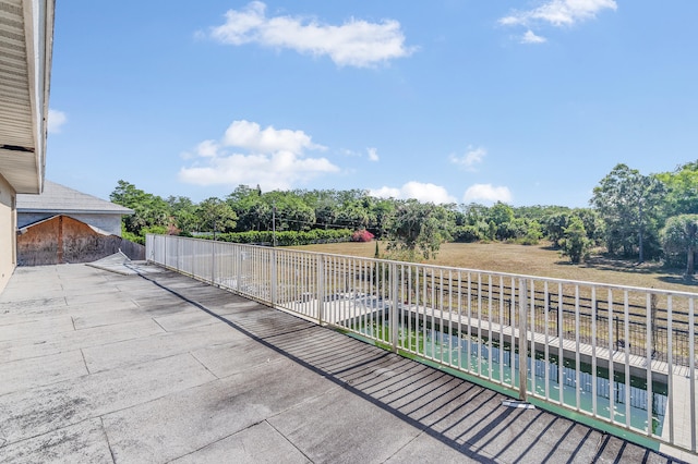 2924 Deer Run Trl, Loxahatchee, FL 33470 - view of patio / terrace with view of scattered trees