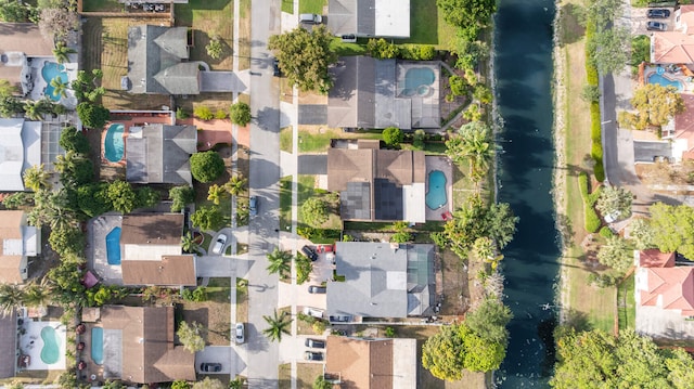650 NW 48th Ave, Coconut Creek, FL 33063 - drone / aerial view with a water view and a residential view