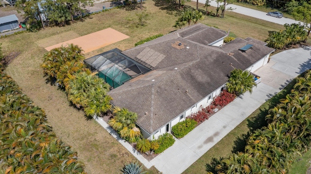 drone / aerial view