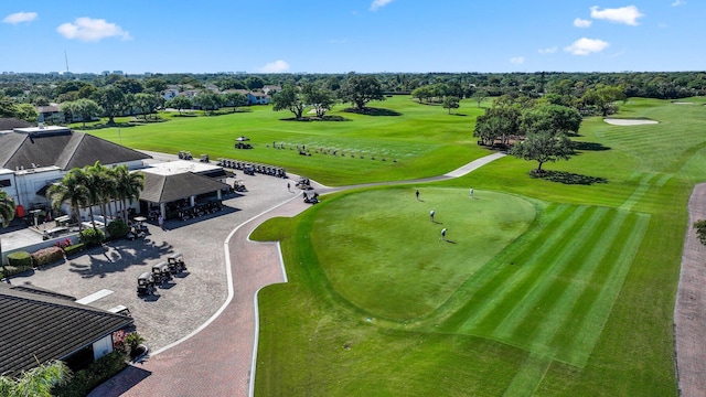 730 Greensward Ct Unit 203J, Delray Beach, FL 33445 - drone / aerial view of a golf club and a tree filled landscape