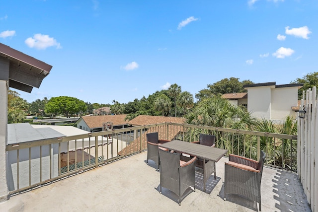 730 Greensward Ct Unit 203J, Delray Beach, FL 33445 - view of patio featuring outdoor dining space