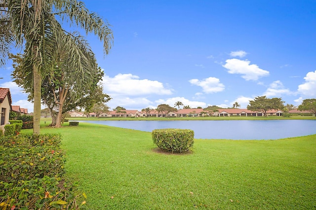 water view with nearby suburban area