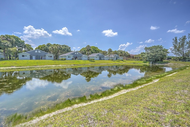 water view featuring a residential view
