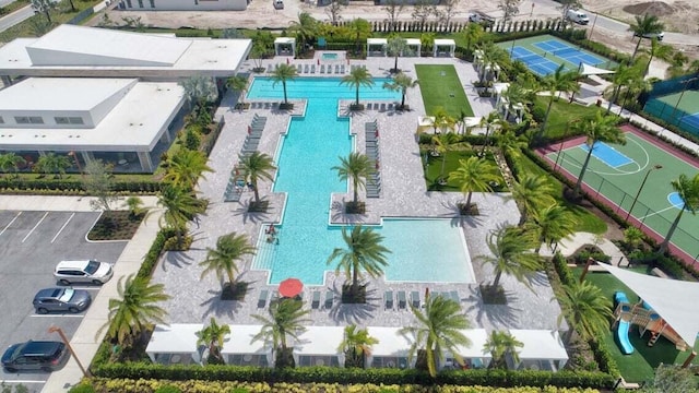 12913 Alton Rd, Palm Beach Gardens, FL 33418 - aerial view of a pool
