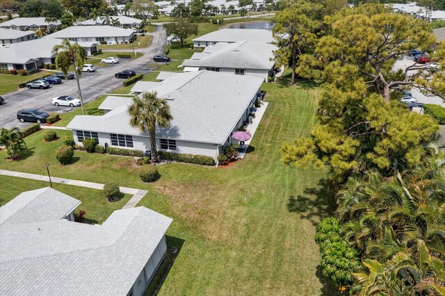 aerial perspective of suburban area