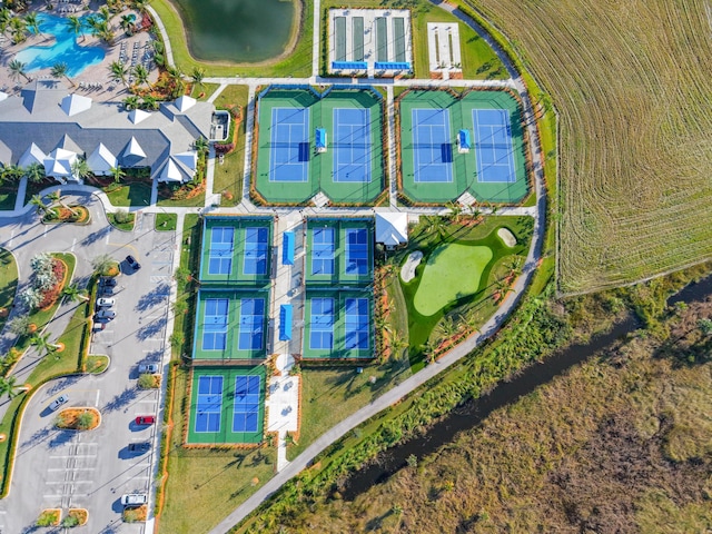 drone / aerial view