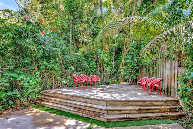 430 NE 121st St, Biscayne Park, FL 33161 - deck featuring fence