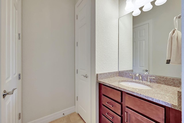 964 SW Canoe Creek Ter, Palm City, FL 34990 - bathroom featuring tile patterned flooring, a closet, and vanity