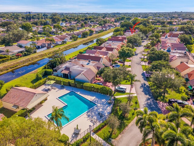 6560 Las Flores Dr, Boca Raton, FL 33433 - aerial view of residential area with a large body of water