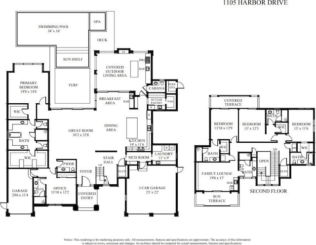 1105 Harbor Dr, Delray Beach, FL 33483 - view of property floor plan