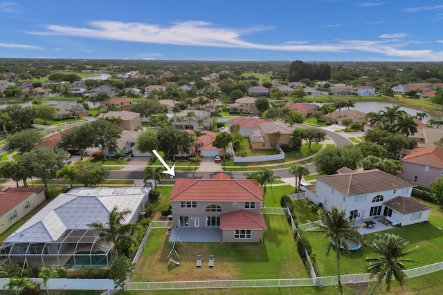 birds eye view of property featuring a residential view