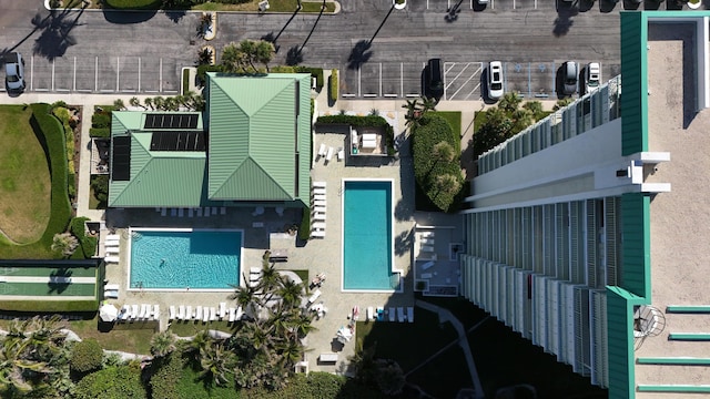 9940 S Ocean Dr Unit 1005, Jensen Beach, FL 34957 - bird's eye view of a pool