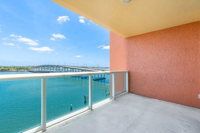2640 Lake Shore Dr Unit 614, Riviera Beach, FL 33404 - balcony with a water view