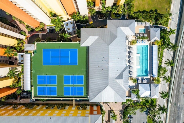 2640 Lake Shore Dr Unit 614, Riviera Beach, FL 33404 - drone / aerial view of a pool area